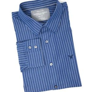 AE Outfitters Vintage Fit Navy & White Stripe *XL*